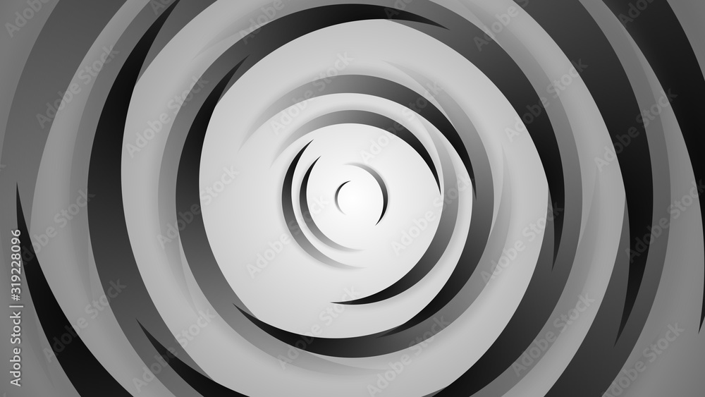 Gray black circles abstract background.3D illustration with paper cut style. Gray black circles abstract background.3D illustration with paper cut style.