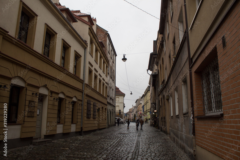  The old Jewish district of Kazimierz, the city of Krakow, in which the Jewish community lived for 600 years.