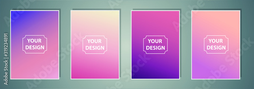 Modern vibrant gradient background. Creative template for design, cover, banner, poster, mobile app