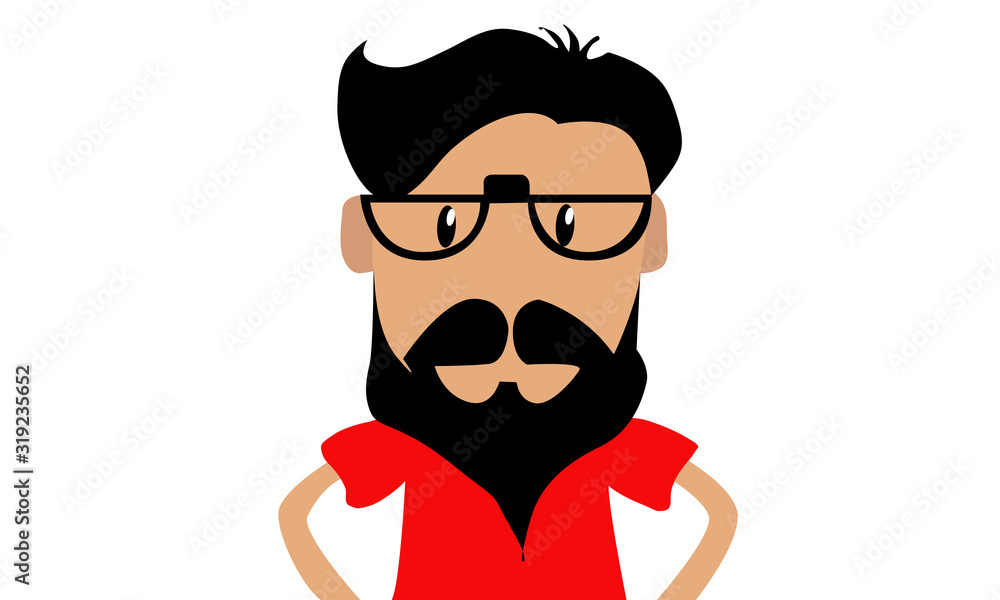 dessin homme barbu dessin homme barbu