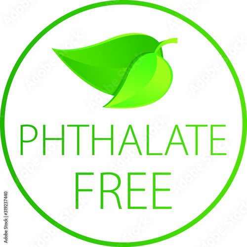 Phthalate free  - vector illustration
