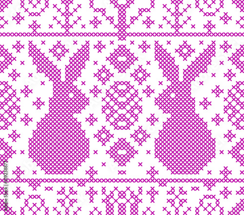 Cross stitch embroidery pattern