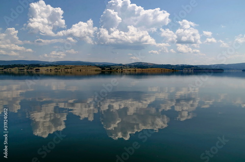 Landscape by Vlasinsko lake in Sarbia
