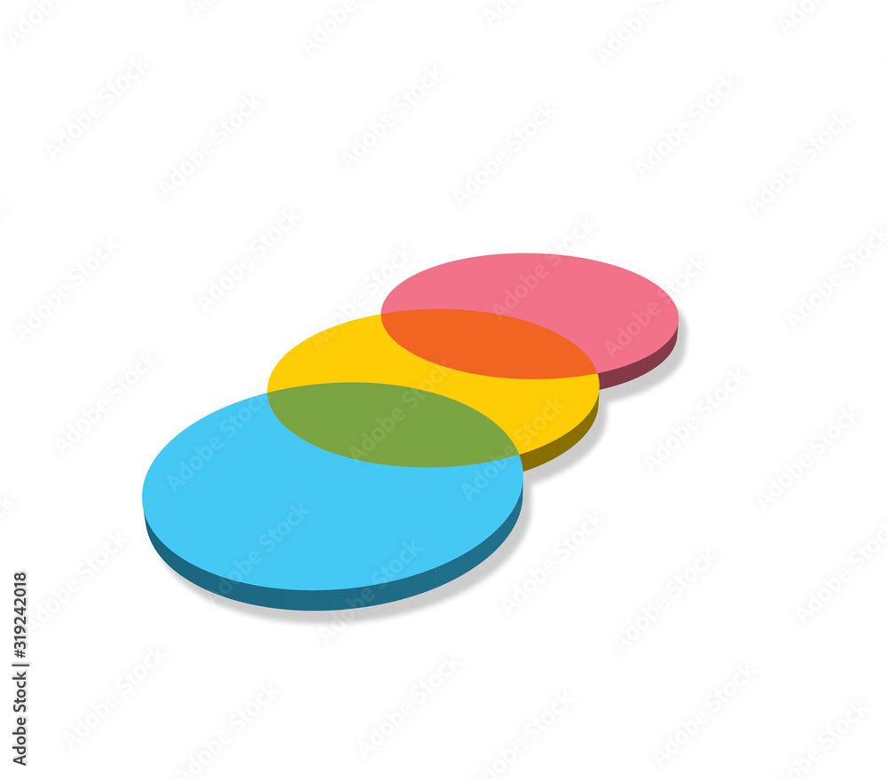 Fototapeta premium circles interaction