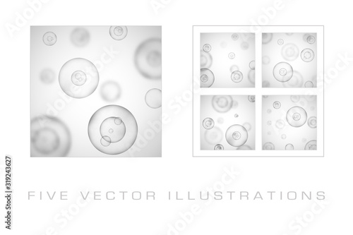 Science background with cells