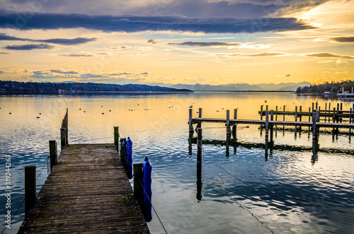 Cuadro en lienzo starnberg lake - bavaria