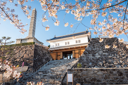 Kofu, Japan at Maizuzu Castle Park photo