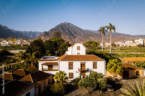 Ville de Los Llanos, Tazacorte, île de La Palma aux Canaries photo