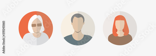 persona, avatar, icon for professional use