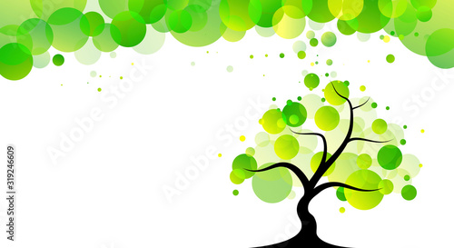 albero, piante, primavera, natura