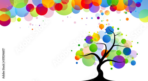 albero, piante, primavera, natura