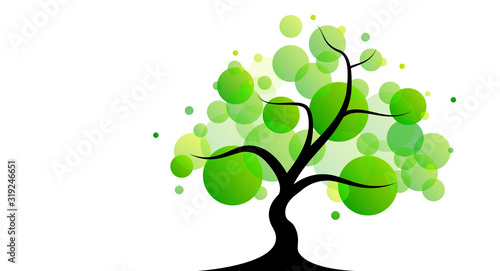 albero, piante, primavera, natura