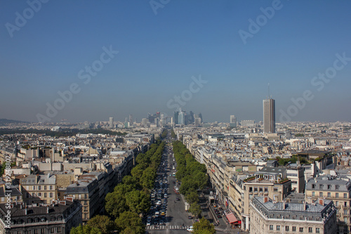 Paris desde el Arco del Triunfo