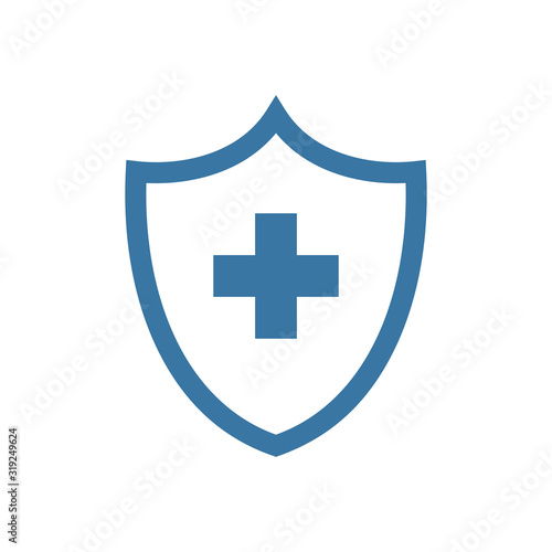 Insurance icon vector illustration isolated . Medical Insurance Icon.