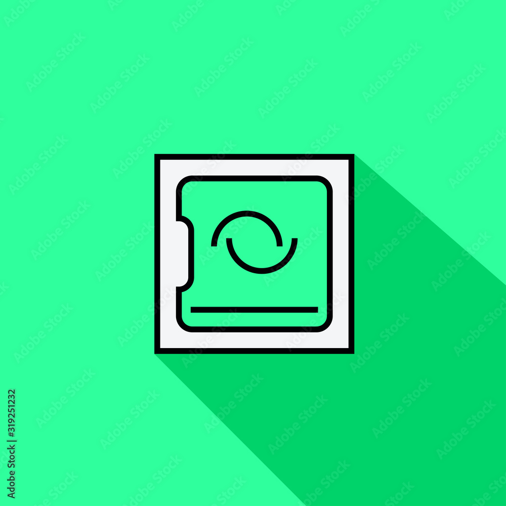 computer hard disk liner fill vector icon - ui icon vector computer hard disk liner fill vector icon - ui icon vector