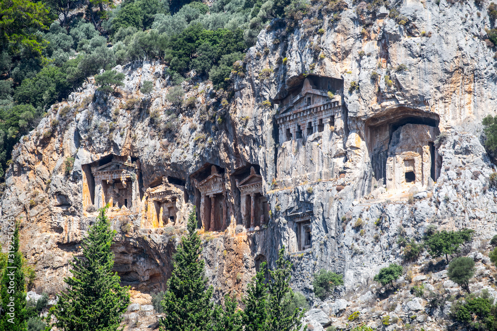Lycian Tombs in Turkey Lycian Tombs in Turkey