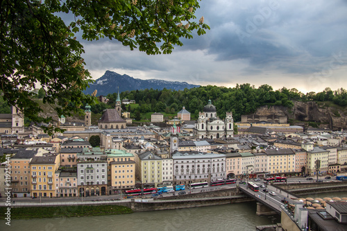 Panorama of Salzburg. Salzburg, Austria