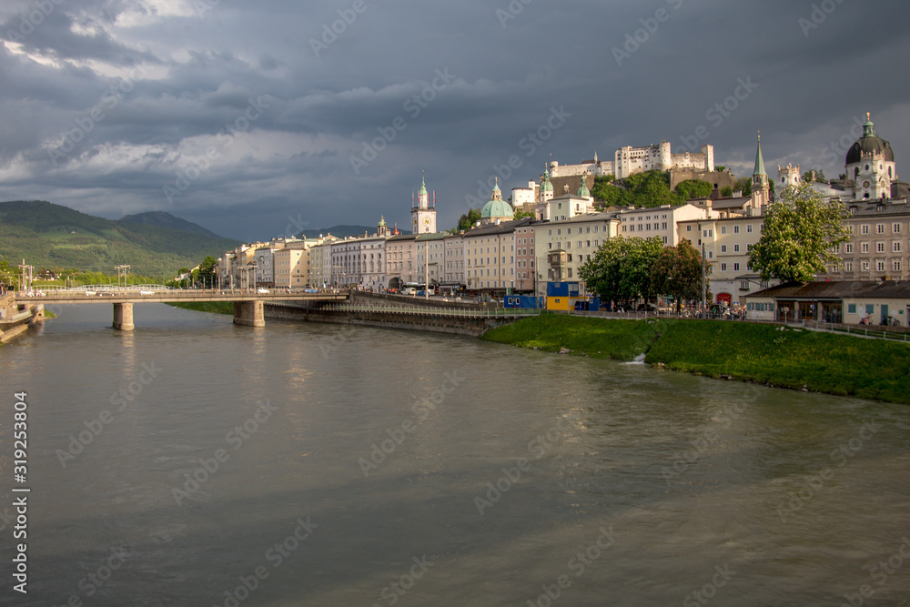 Panorama of Salzburg. Salzburg, Austria Panorama of Salzburg. Salzburg, Austria