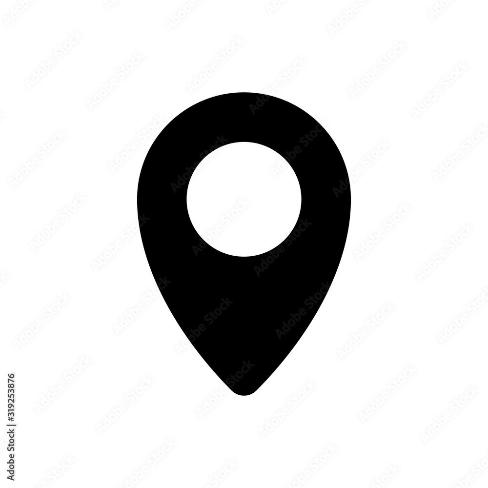 Place icon vector. Pin icon vector. Location icon. Map pointer Place icon vector. Pin icon vector. Location icon. Map pointer