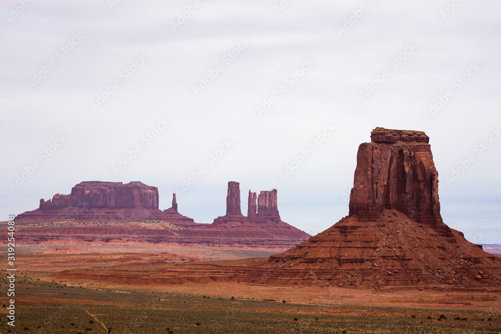 Incredible formations in Monument Valley Incredible formations in Monument Valley
