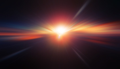 High speed blur zoom effect abstract powerful future energy for background.