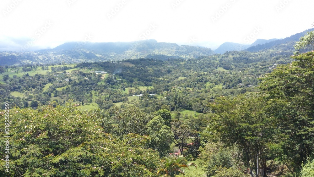 Paisaje natural de Fusagasuga Colombia