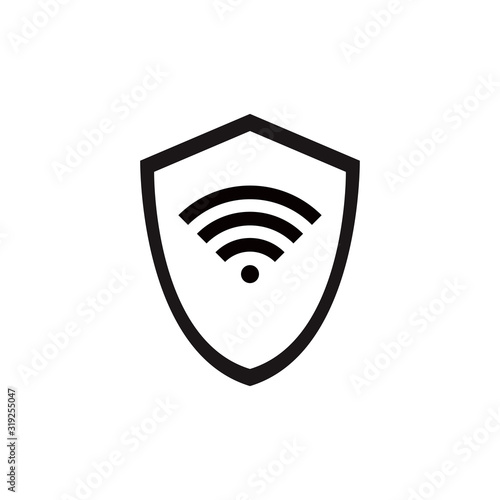VPN icon vector. Virtual Private Network icon. Internet Security VPN Concept Icon