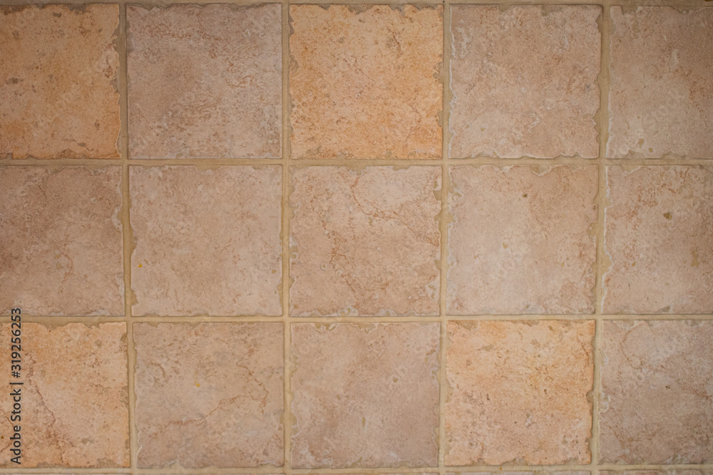 Naklejka premium Square Stone Tiles Backdrop, Background