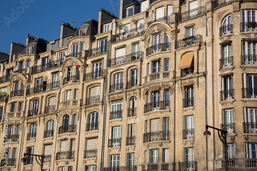 Typical Building Facde, Paris