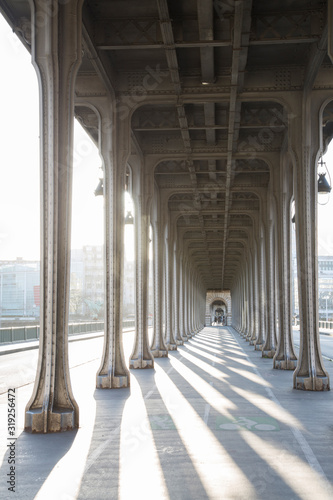 Arches of Bir-Hakeim Bridge  Paris © kevers