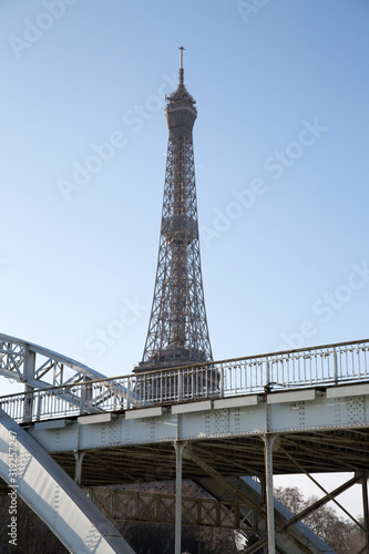 Eiffel Tower and Debilly Bridge  Paris © kevers