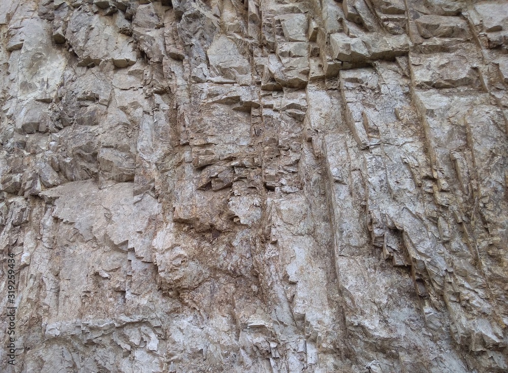 Rocks outcrops near the road with good texture Rocks outcrops near the road with good texture