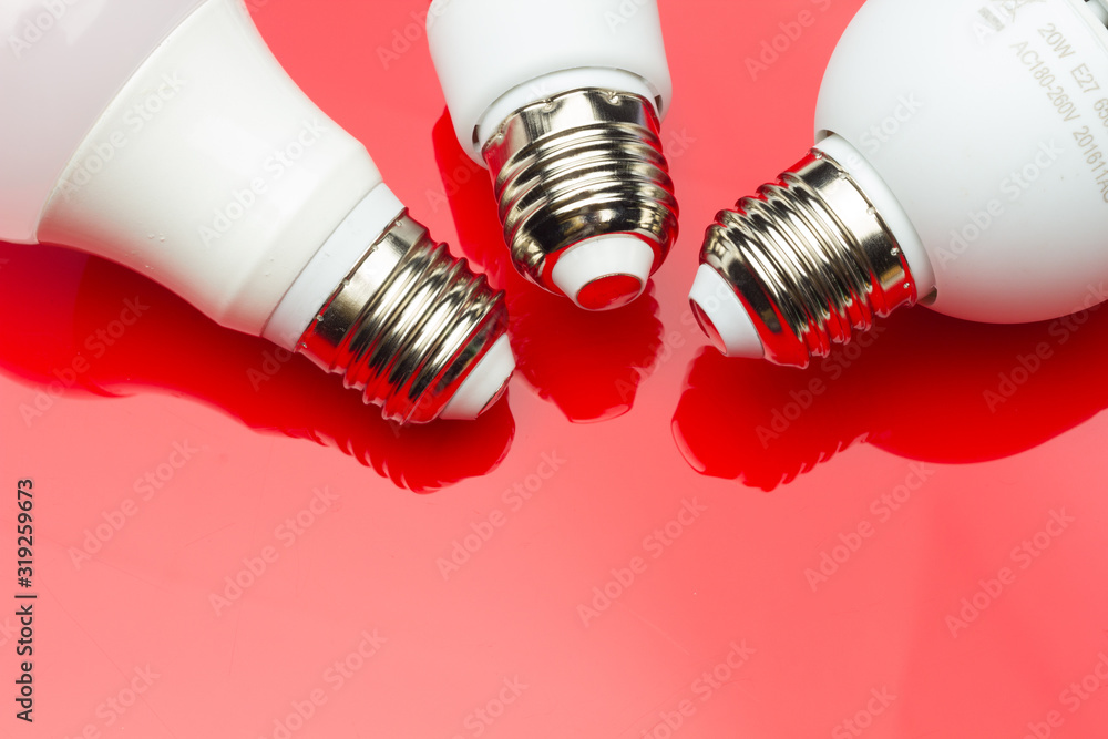 Energy saving light bulb to save money and electricity. Energy saving light bulb to save money and electricity.