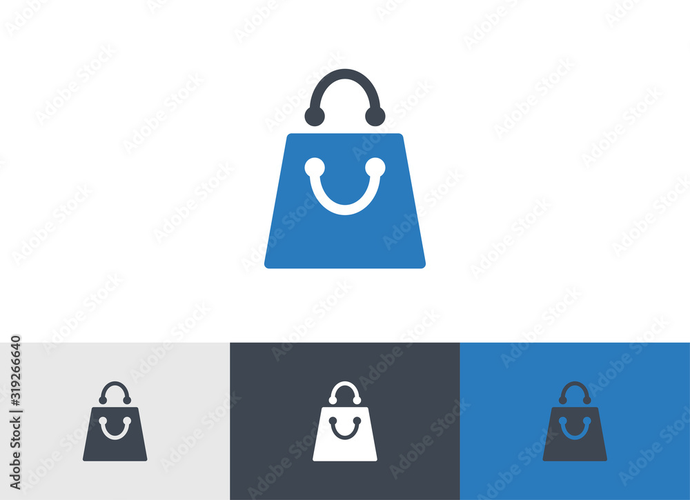 shopping bag glyph vector icon - ui icon vector shopping bag glyph vector icon - ui icon vector