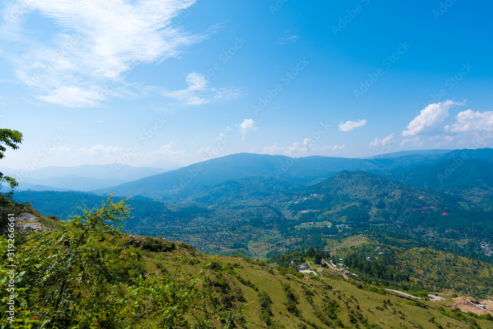 Landscape view of Himalayan Region in Uttrakhand India Landscape view of Himalayan Region in Uttrakhand India