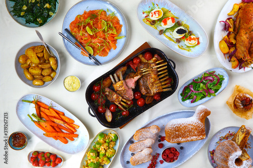 Ostertafel easter table