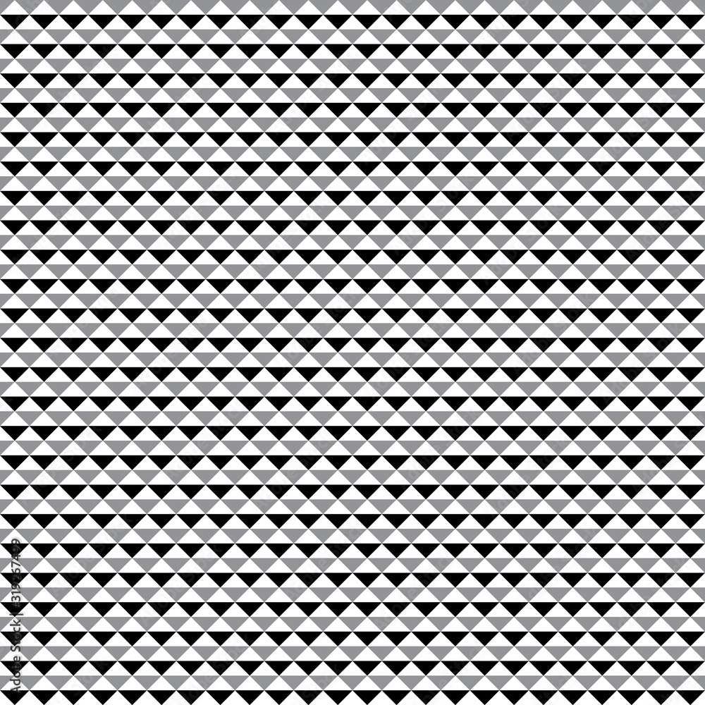seamless black gray triangles geometric pattern
