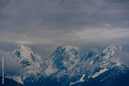 aerial view of Himalayan mountains © Ram