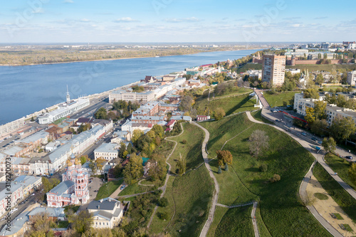 Volga river embankment in Nizhny Novgorod 