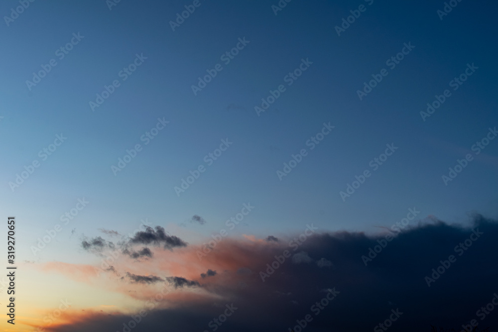 Fototapeta premium sky with clouds and sun