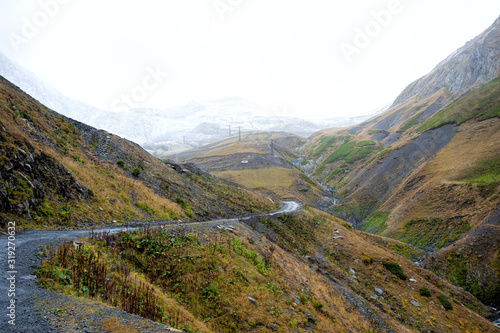 View of the path to the Abano Pass, Georgia © equinoxnet