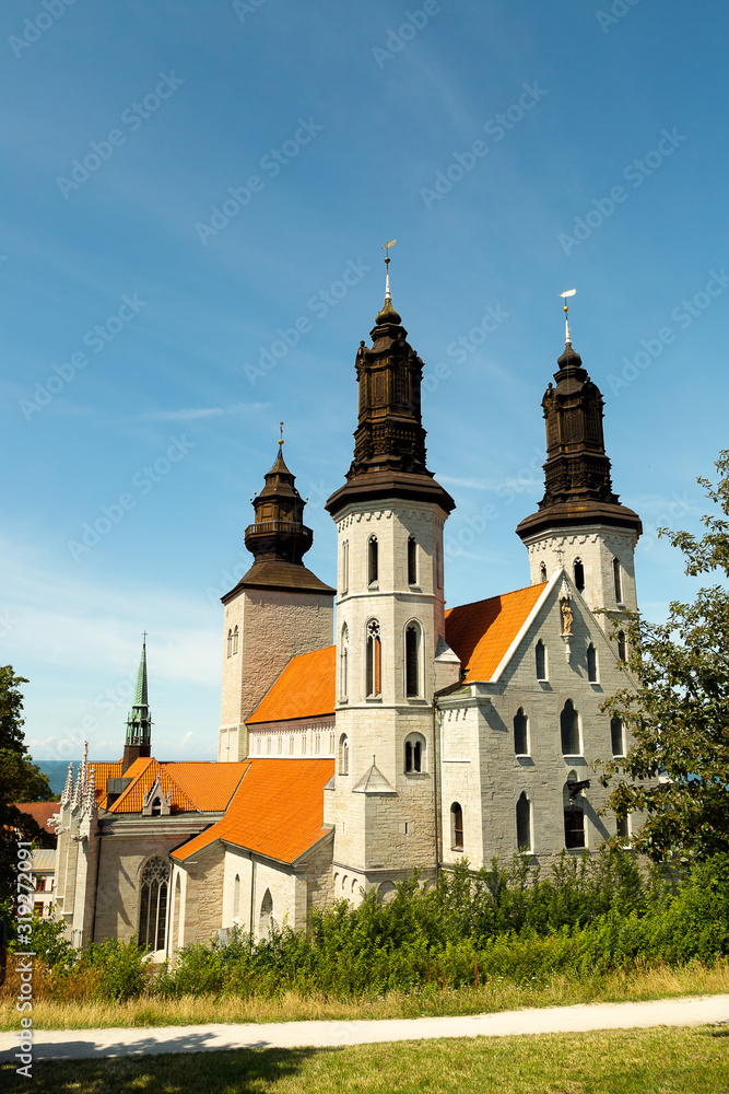 Cathedral Visby, Gotland, Sweden in summer