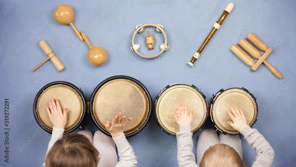 Orff percussion musical learning Stock Photo Adobe Stock