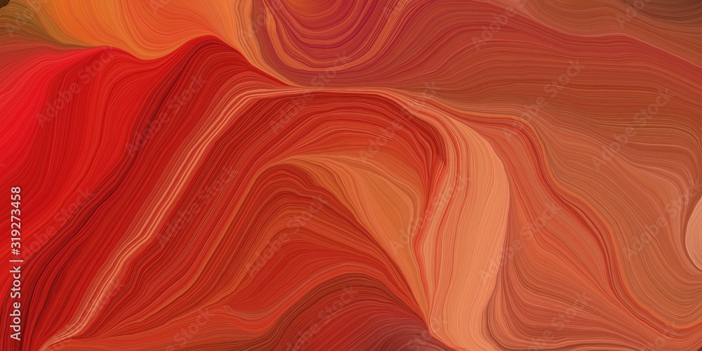 card, poster or canvas design with smooth swirl waves background illustration with firebrick, sienna and peru color card, poster or canvas design with smooth swirl waves background illustration with firebrick, sienna and peru color