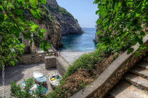 Принти на полотні Fiordo di Crapolla - Massa Lubrense - spiaggia