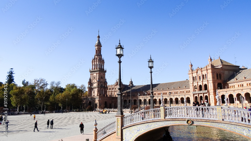 Fototapeta premium Seville is a solemn city in Andalusia, Spain