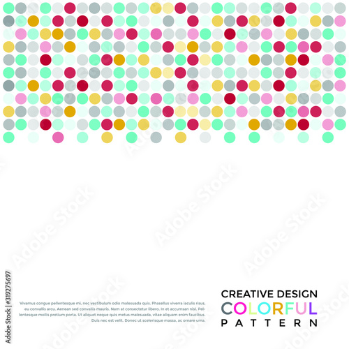 Abstract background vector template, illustration design