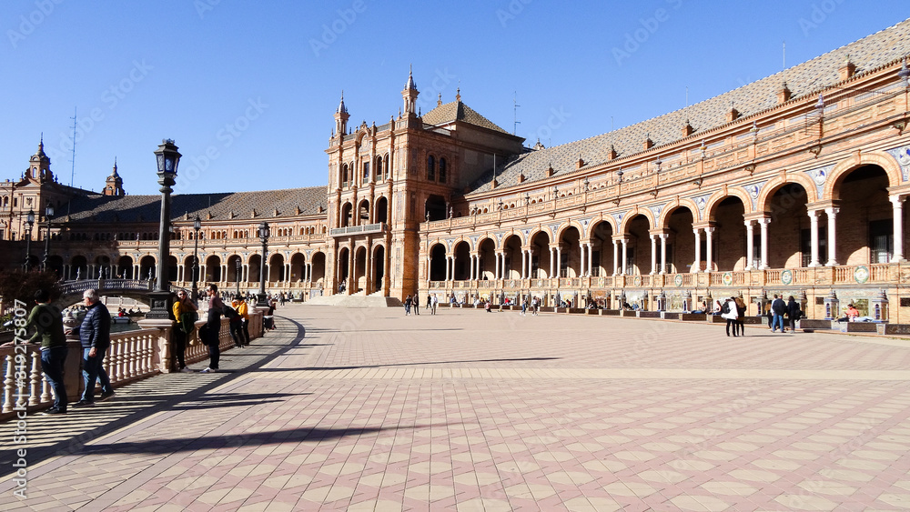 Seville is a solemn city in Andalusia, Spain