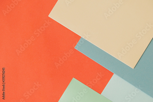 Selection of paper in various colors, background image. Pastel color selection and paper texture pattern