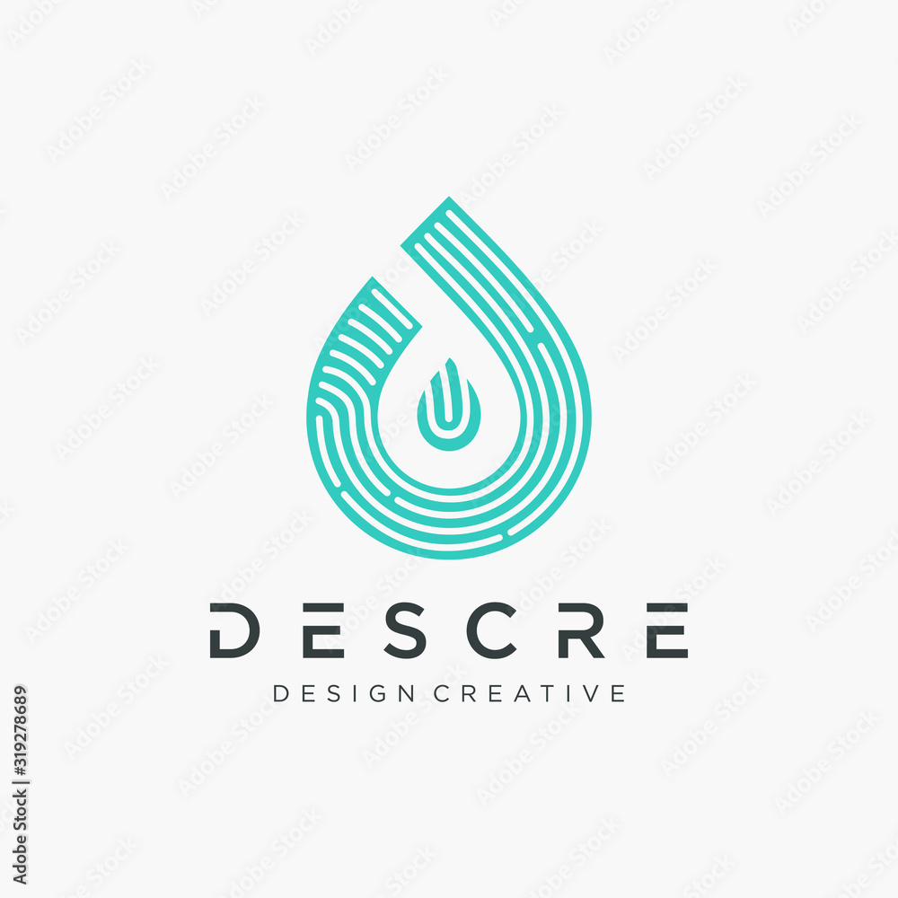 Abstract letter D logo design with finger and drop concept. emblem, icon, flat logotype element for template. IT company sign vector illustration. Finger print in hi-tech style. Security concept. Abstract letter D logo design with finger and drop concept. emblem, icon, flat logotype element for template. IT company sign vector illustration. Finger print in hi-tech style. Security concept.